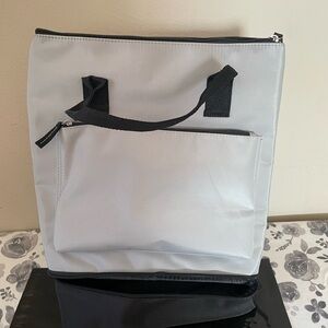 NWOT DSW gray and black backpack